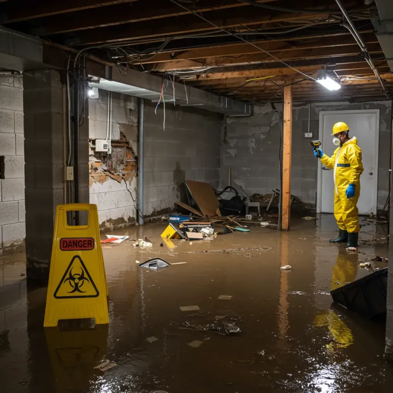 Flooded Basement Electrical Hazard in North Bennington, VT Property